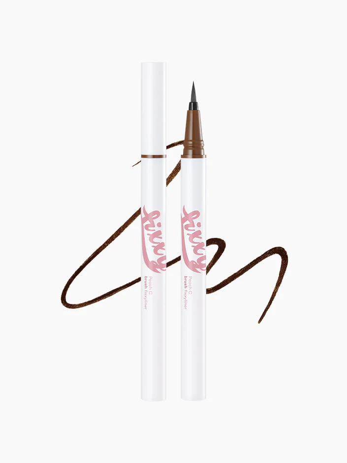 PEACH C Brush Fixxyliner 피치씨 브러쉬 픽시라이너 - Image 4