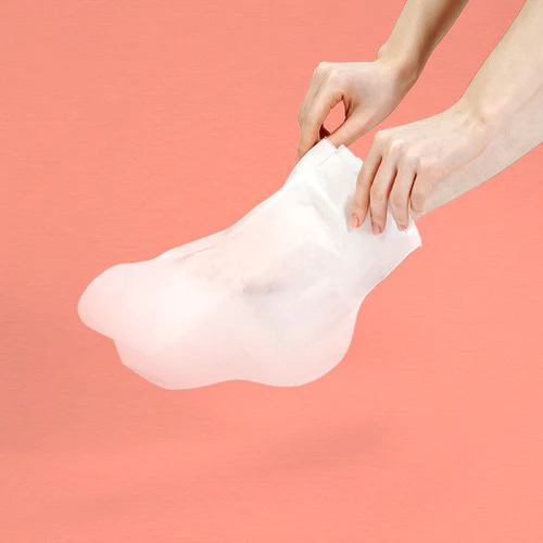[PACK OF 5] PETITFEE Dry essence foot pack 쁘띠페 드라이 에센스 발팩 - Image 4