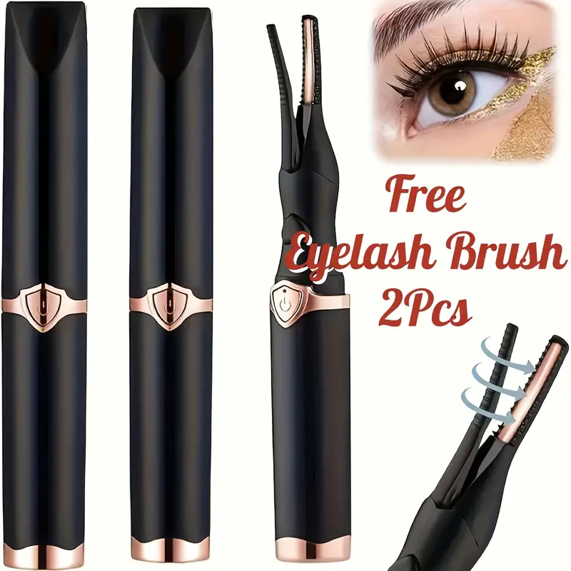 Clip & Comb 2-in-1 Clip Type Heated Lash Curler (USB Rechargeable) 집게형 속눈썹 히팅 컬링기 - Image 2