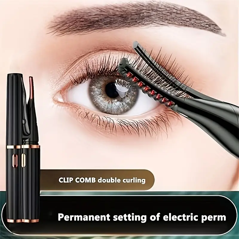 Clip & Comb 2-in-1 Clip Type Heated Lash Curler (USB Rechargeable) 집게형 속눈썹 히팅 컬링기 - Image 7