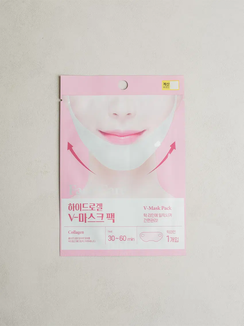 [PACK OF 3] Pack Mi-In Face Care Collagen Hydrogel V-Mask Pack 팩미인 하이드로겔 브이 마스크팩 - Image 3