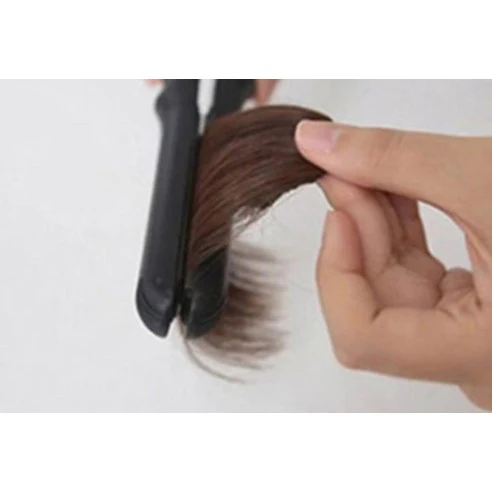 (쿠팡 베스트셀링🔥) 100% Human Hair Straight Bangs Hairpiece 인모 일자 앞머리가발 다크브라운 - Image 5
