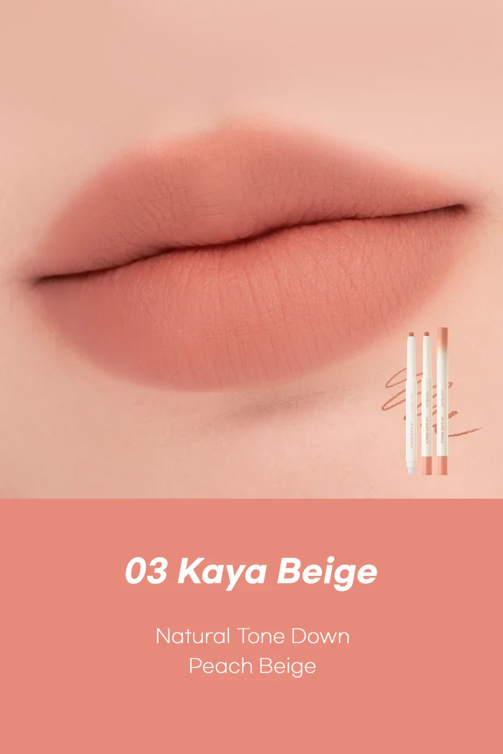 ***CLEARANCE  Rom&nd Lip Mate Pencil #Be Over Shade 롬앤 립 매트 펜슬 #비오버쉐이드 - Image 12