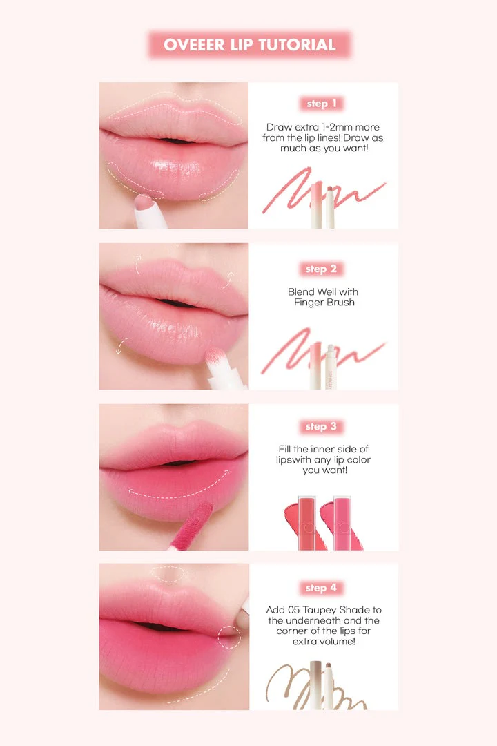 ***CLEARANCE  Rom&nd Lip Mate Pencil #Be Over Shade 롬앤 립 매트 펜슬 #비오버쉐이드 - Image 5