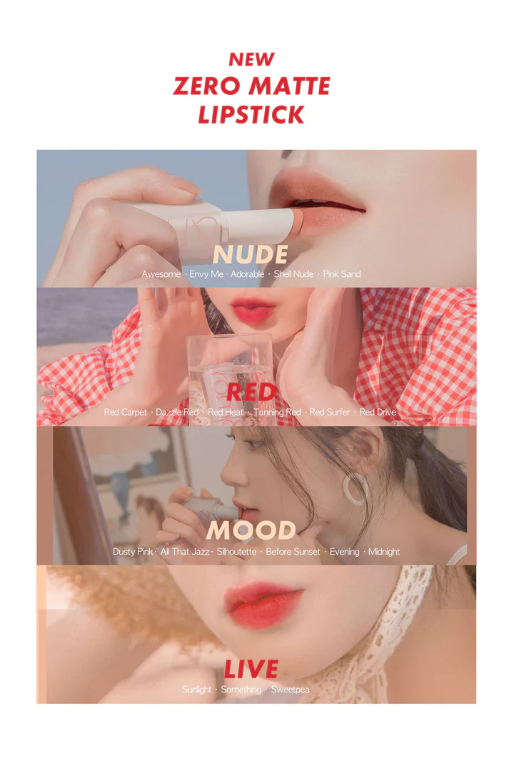 Rom&nd Zero Matte Lipstick 롬앤 제로 매트 립스틱 - Image 3