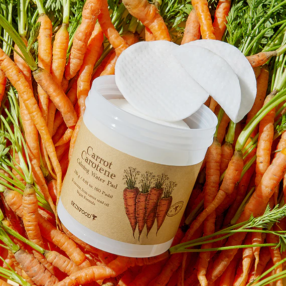 SKIN FOOD Carrot Carotene Calming Water Pad 60Pads 스킨푸드 캐롯 카로틴 카밍 워터 패드 60패 (당근패드) - Image 2