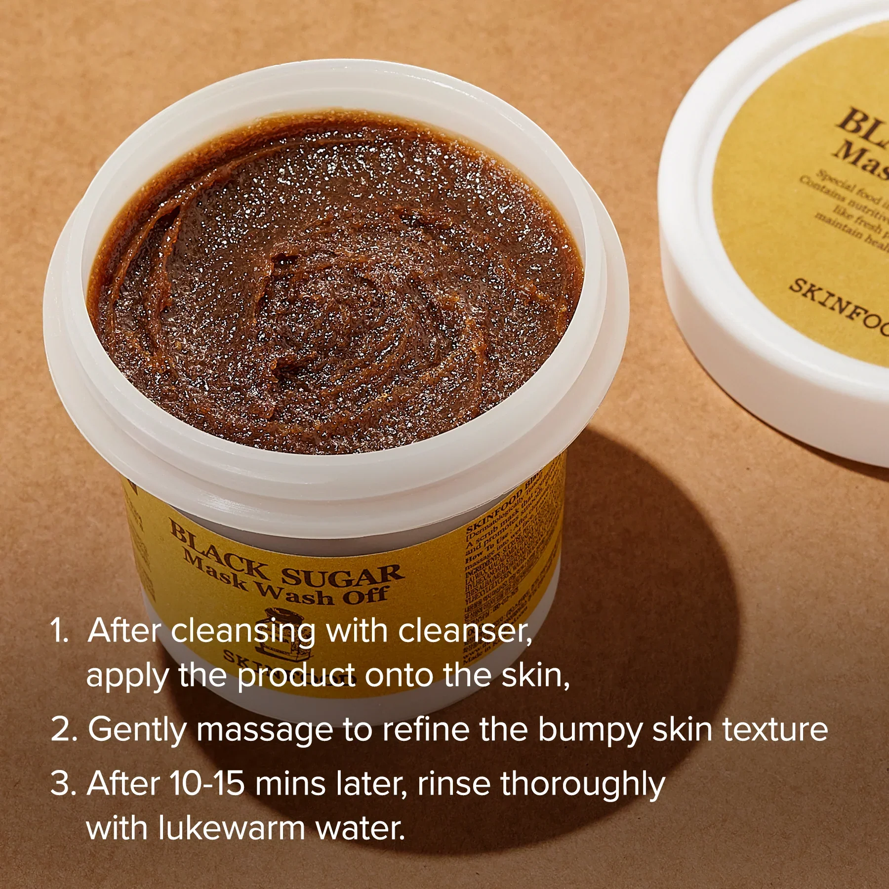 SKINFOOD Black Sugar Mask Wash Off 120g 스킨푸드 블랙슈가 마스크 워시오프 120g - Image 11