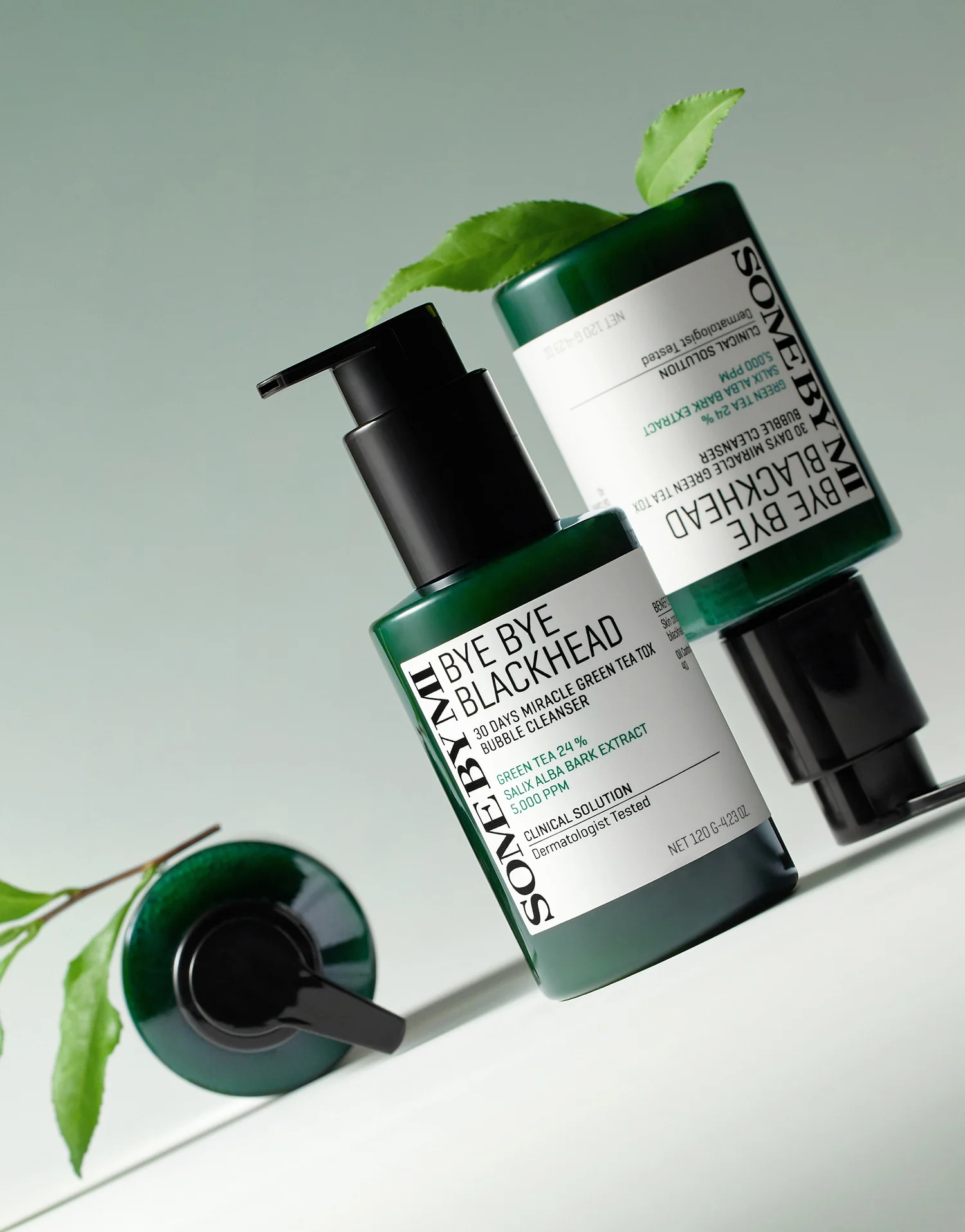 SOME BY MI Bye Bye Blackhead 30 Days Miracle Green Tea Tox Bubble Cleanser 120g 썸바이미 바이 바이 블랙헤드 30 데이즈 미라클 그린티톡스 버블 클렌저 120g - Image 6