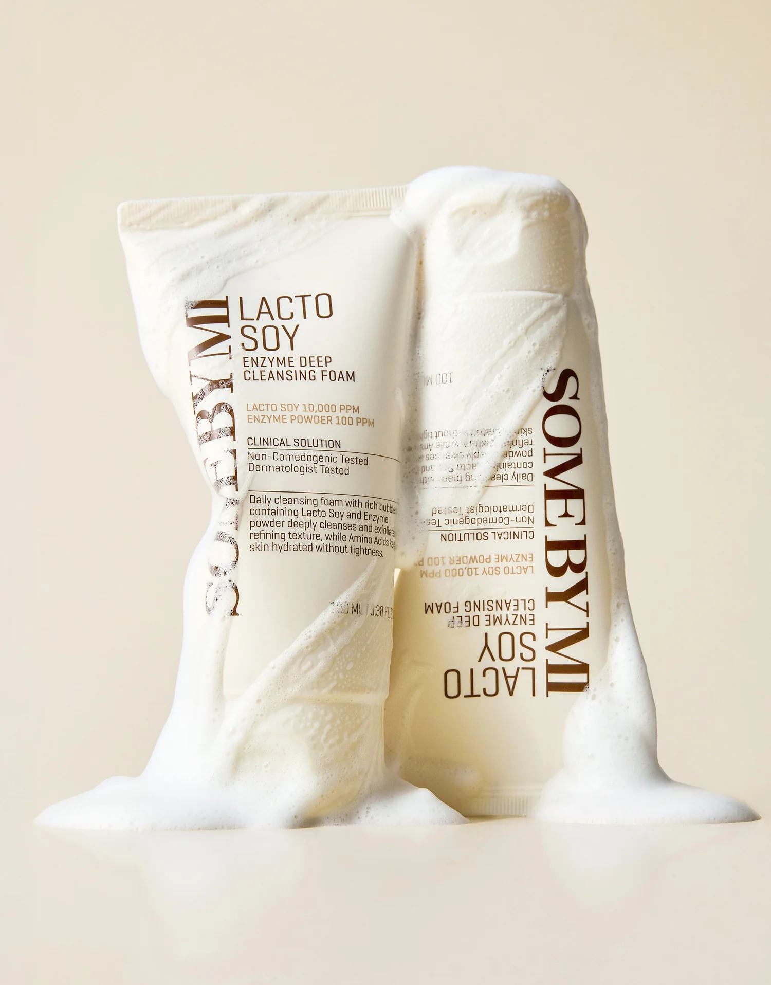 SOME BY MI Lacto Soy Enzyme Deep Cleansing Foam 100ml 썸 바이 미 락토소이 엔자임 딥 클렌징 폼 100ml - Image 3