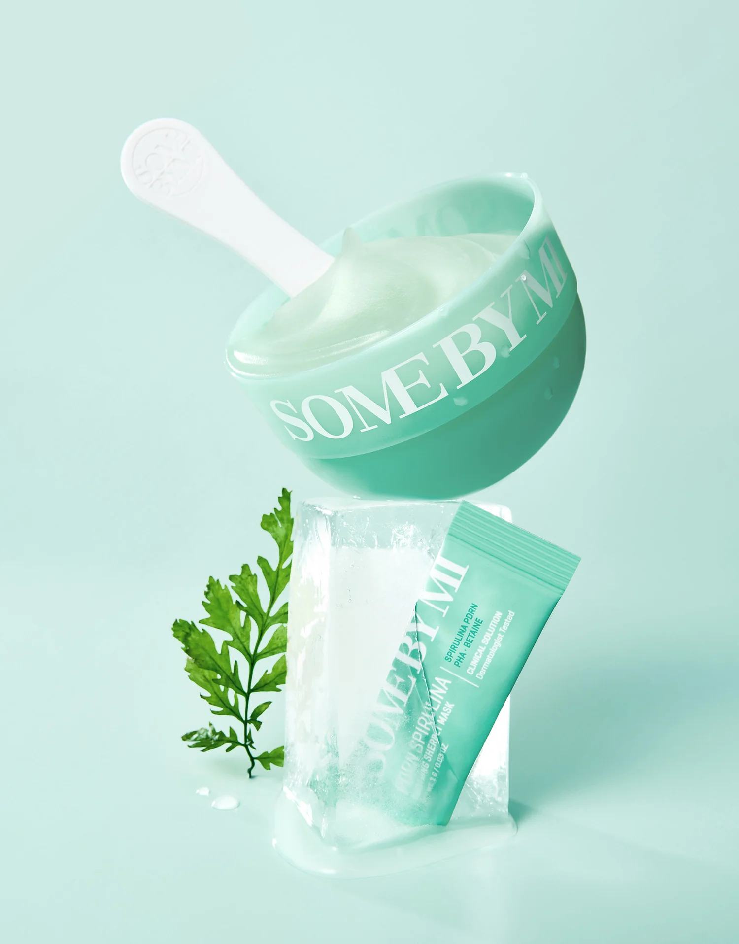 SOME BY MI PDRN Spirulina Soothing Sherbet Mask 1g X 10EA 썸 바이 미 PDRN 스피룰리나 수딩 셔벗 마스크 1g X 10개입 - Image 5