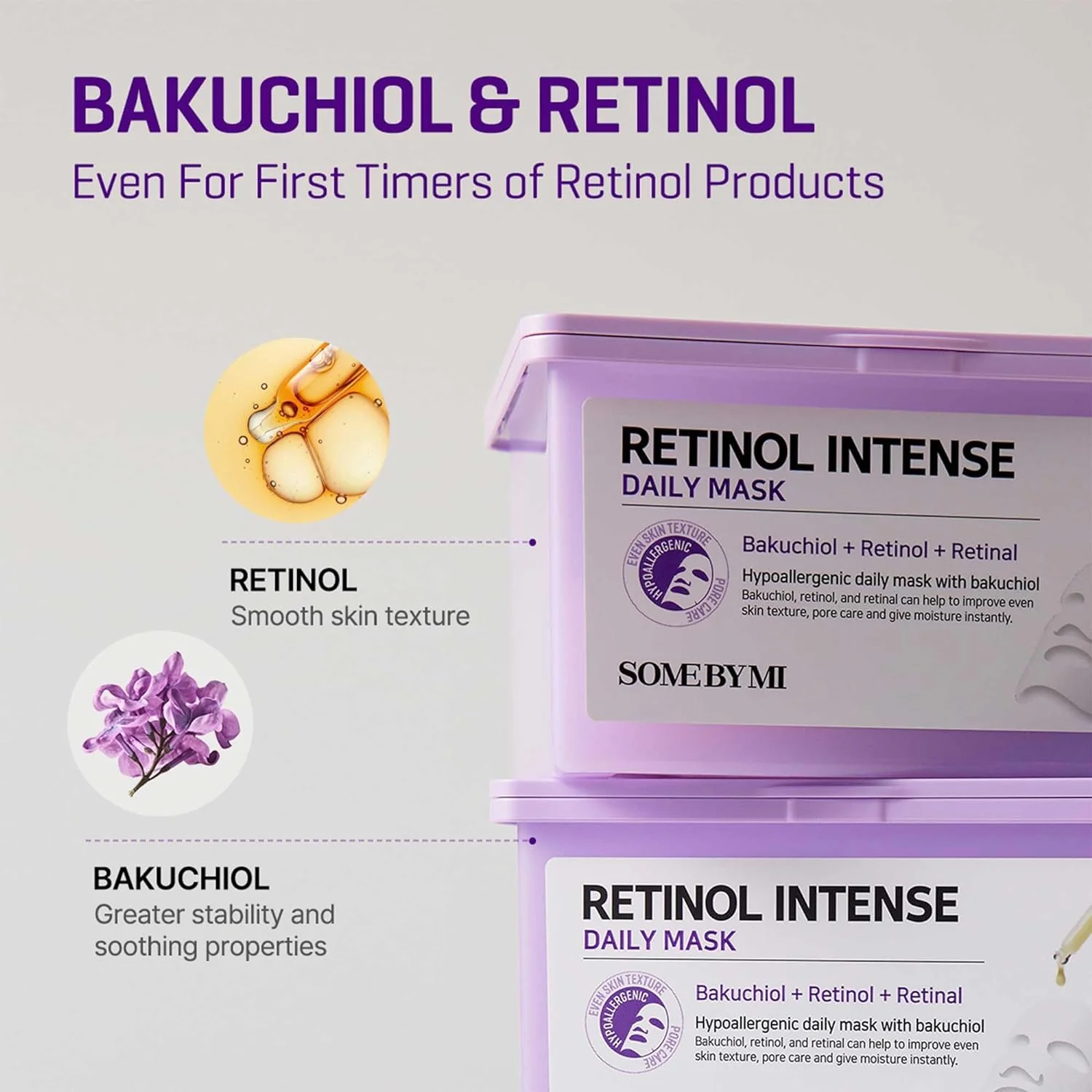 SOME BY MI Retinol Intense Daily Mask 30ea (350ml 11.83 fl. oz.) 썸바이미 레티놀 인텐스 데일리 마스크 30ea - Image 3