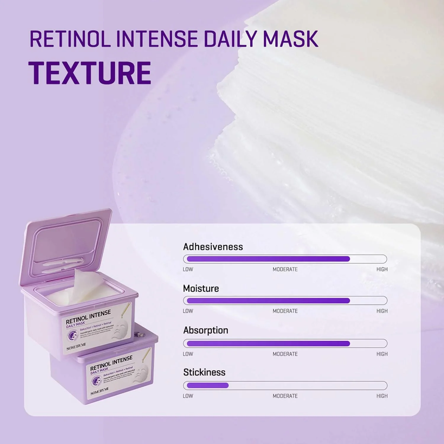 SOME BY MI Retinol Intense Daily Mask 30ea (350ml 11.83 fl. oz.) 썸바이미 레티놀 인텐스 데일리 마스크 30ea - Image 5