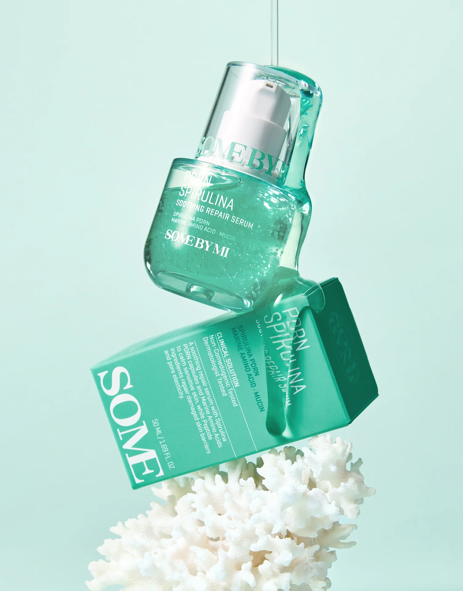 SOME BY MI Spirulina PDRN Repair Serum 50ml 썸 바이 미 PDRN 스피룰리나 수딩 리페어 세럼 50ml - Image 5