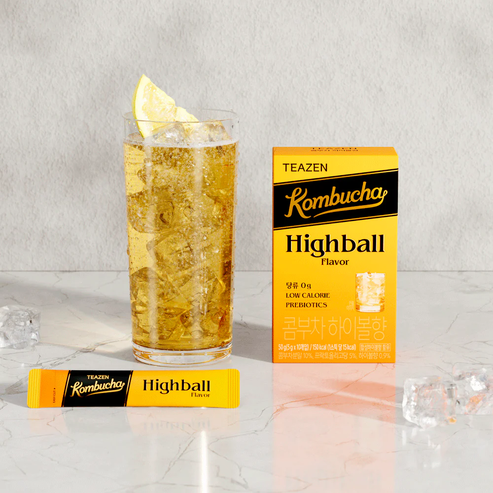 TEAZEN Kombucha Highball Flavor 5g X 60 Sticks 티젠 콤부차 하이볼향 5g X 60개입 - Image 3