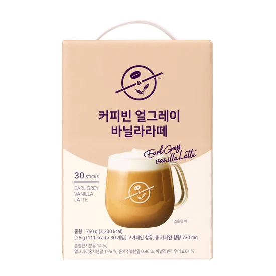The Coffee Bean Earl Grey Vanilla Latte 25g X 30ea 커피빈 얼그레이 바닐라라떼 25g X 30ea - Image 2