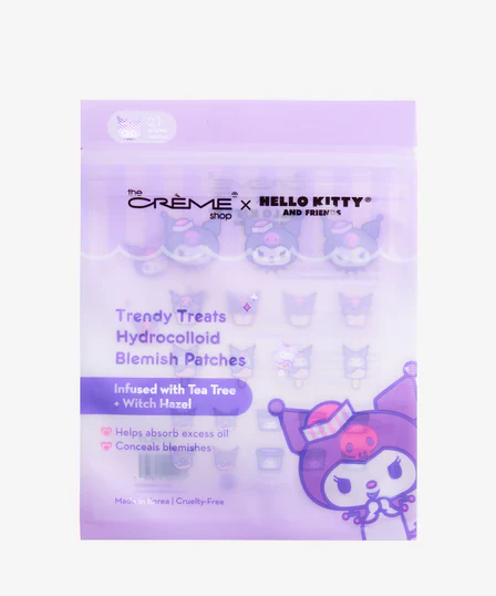 The Crème Shop Hello Kitty® and Friends Hydrocolloid Blemish Patches Trendy Treats - Kuromi 21 patches - Image 2