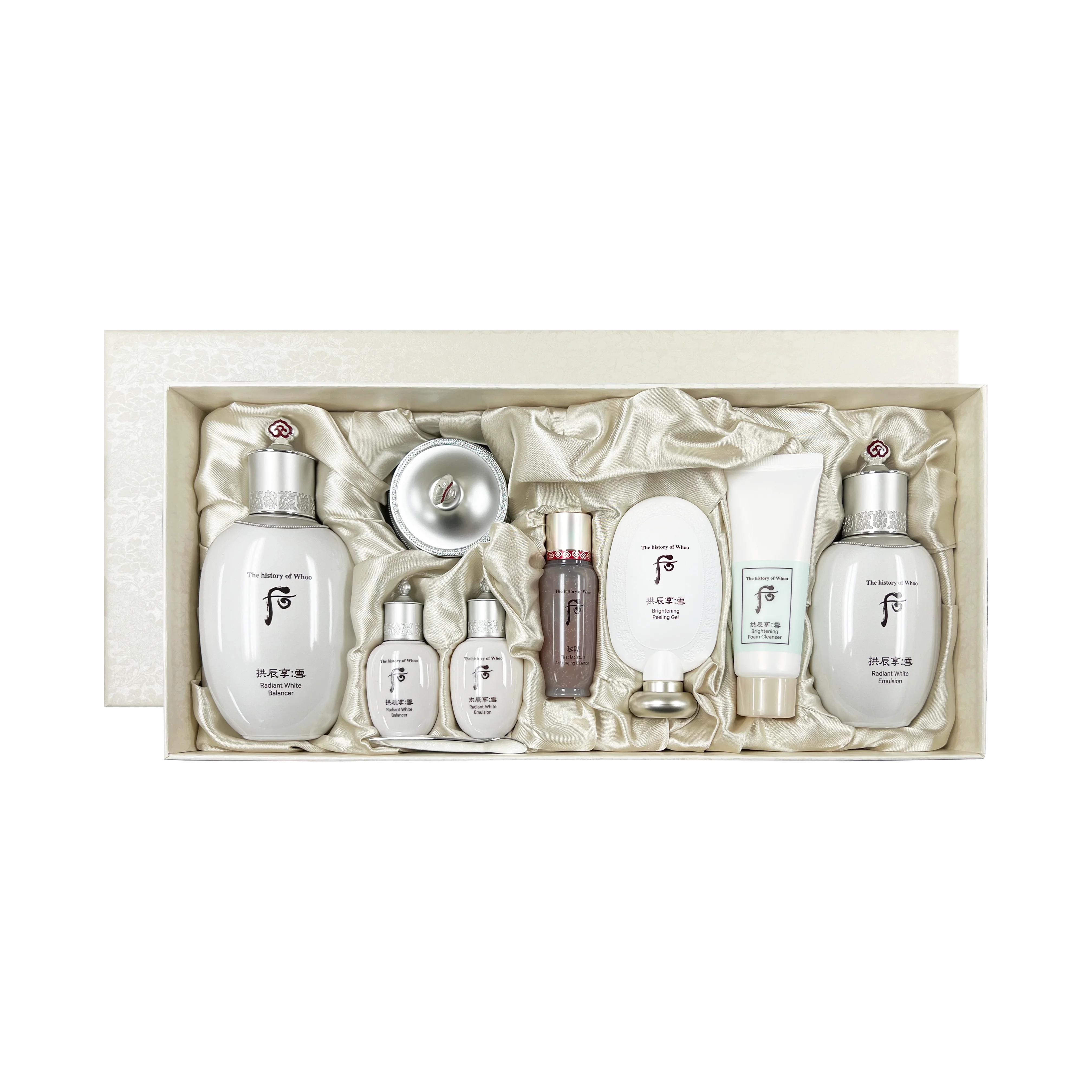 THE HISTORY OF WHOO Gongjinhyang Seol Radiant White 3pcs Set 더 후 공진향: 설 미백 3종 세트 (미백기능성화장품)