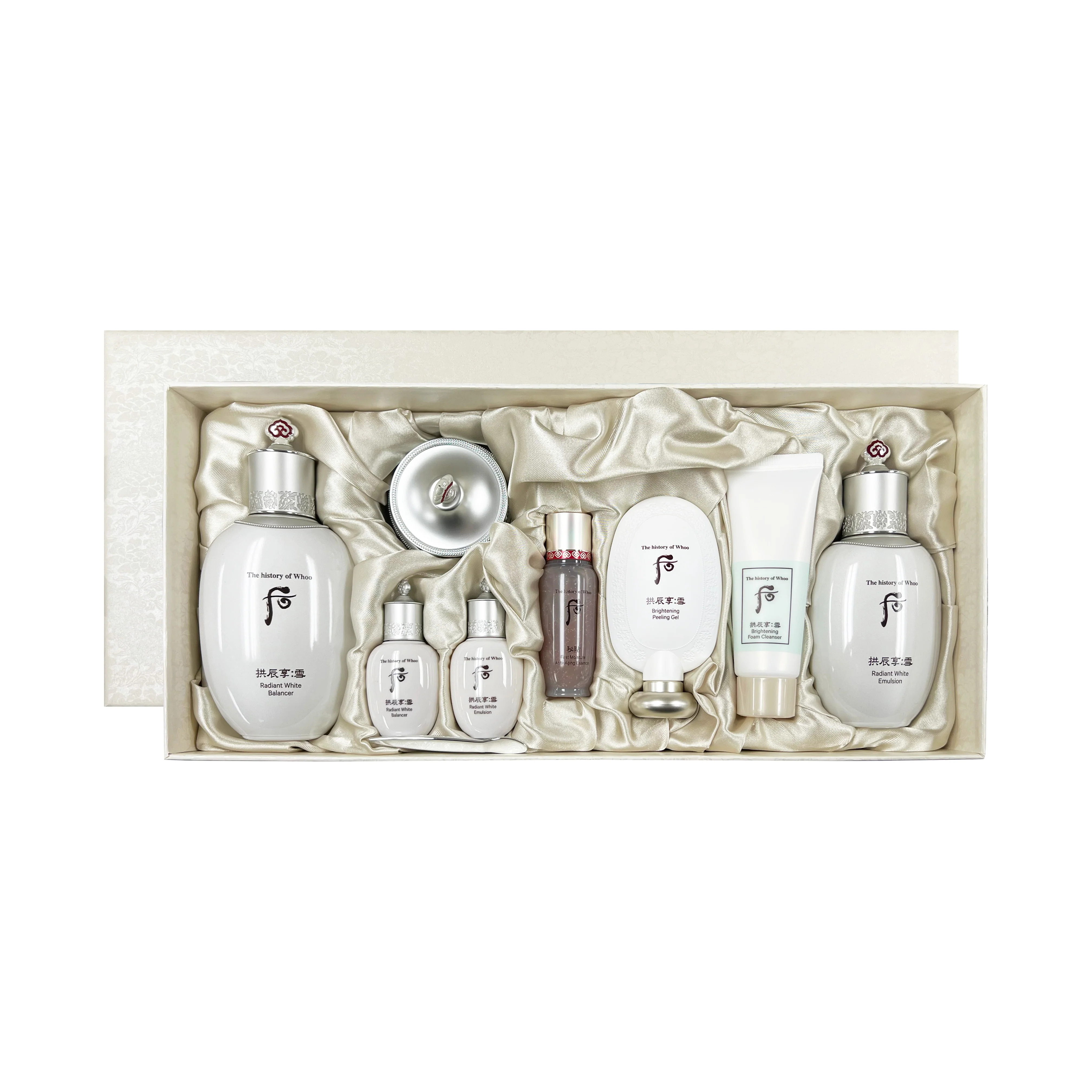 THE HISTORY OF WHOO Gongjinhyang Seol Radiant White 4pcs Set 더 후 공진향:설 미백 4종 세트 (미백기능성화장품)