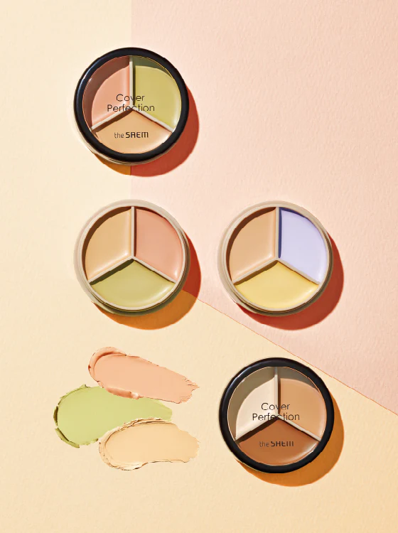 ***CLEARANCE The Saem Cover Perfection Triple Pot Concealer 더 샘 커버 퍼펙션 트리플 팟 컨실러 - Image 5