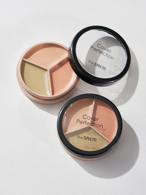 ***CLEARANCE The Saem Cover Perfection Triple Pot Concealer 더 샘 커버 퍼펙션 트리플 팟 컨실러 - Image 6