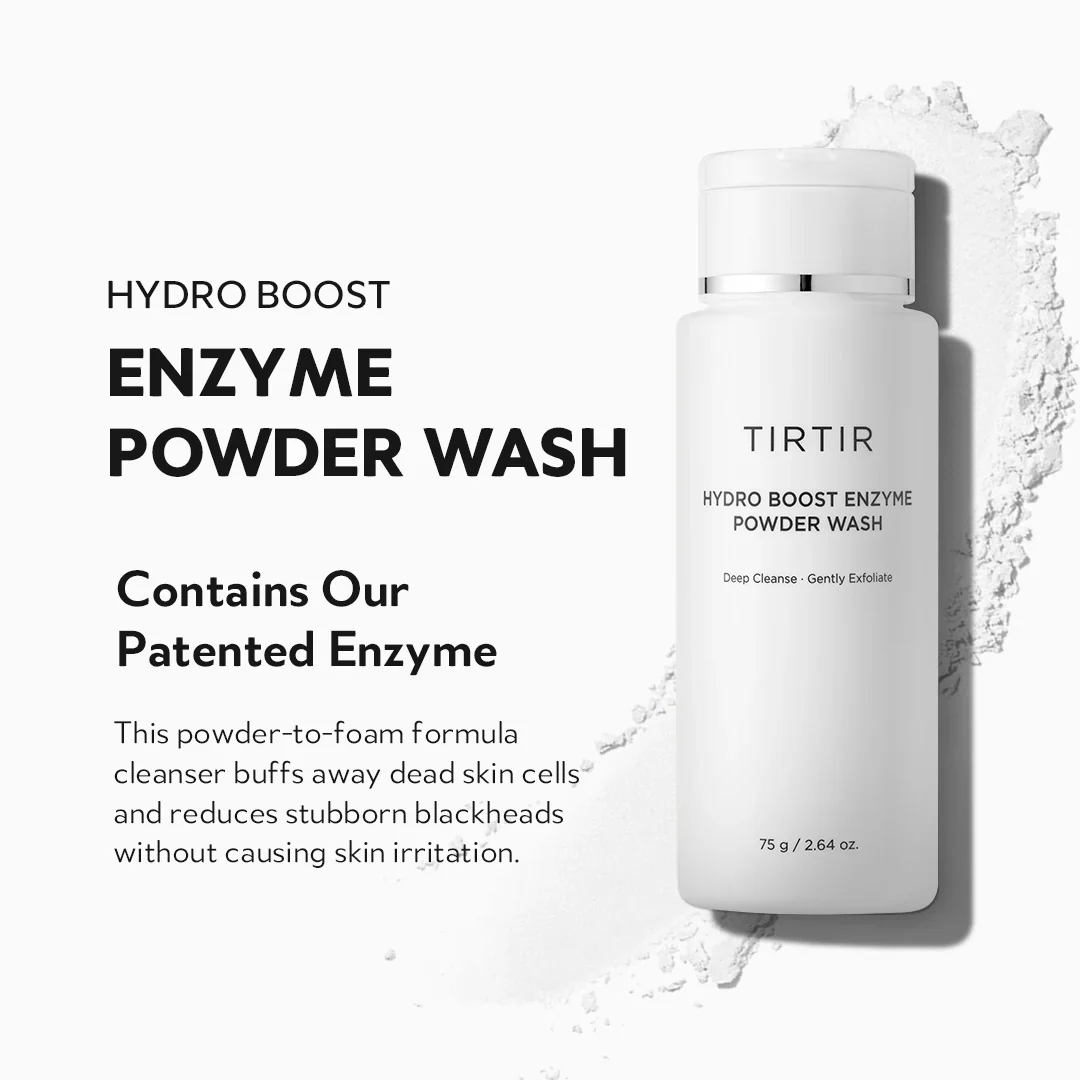 TIRTIR Hydro Boost Enzyme Powder Wash 75g / 2.64 oz. 티르티르 하이드로 부스트 엔자임 파우더 워시 75g / 2.64 oz. - Image 2