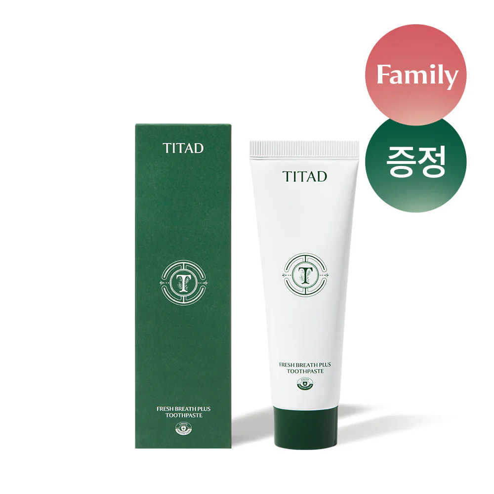 TITAD Fresh Breath Plus Toothpaste 100g 티타드 프레시 브레스 플러스 치약 100g 손태영 입냄새제거 치약 연예인치약 입냄새삭제치약 이민정치약