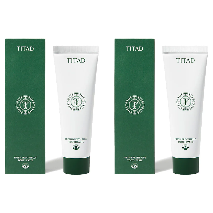 TITAD Fresh Breath Plus Toothpaste 100g 티타드 프레시 브레스 플러스 치약 100g 손태영 입냄새제거 치약 연예인치약 입냄새삭제치약 이민정치약 - Image 6