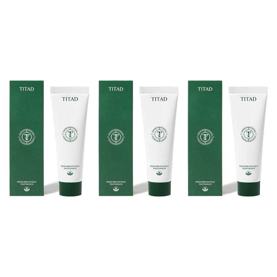 TITAD Fresh Breath Plus Toothpaste 100g 티타드 프레시 브레스 플러스 치약 100g 손태영 입냄새제거 치약 연예인치약 입냄새삭제치약 이민정치약 - Image 8