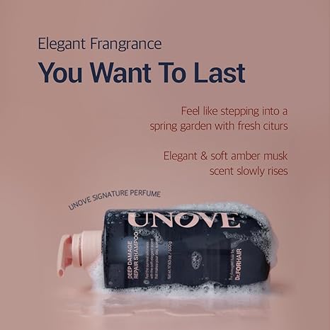 UNOVE Deep Damage Repair Shampoo 17.63 oz. / 500g 어노브 딥 데미지 리페어 샴푸 17.63oz. / 500g - Image 4