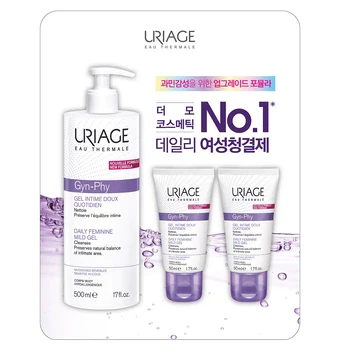 URIAGE Gyn-Phy Daily Feminine Mild Gel 500ml+50ml*2 유리아쥬 진피 데일리 여성청결제 500ml+50mlx2