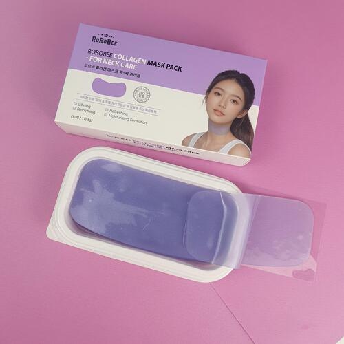 Loloskinny Neck Jelly Mask 30 Sheets 로로스키니 "목" 젤리 마스크 30매입 대용량 하이드로겔 콜라겐 목 주름 리프팅 팩 30매 미백 주름개선 기능성 볼륨 넥 마스크 - Image 3