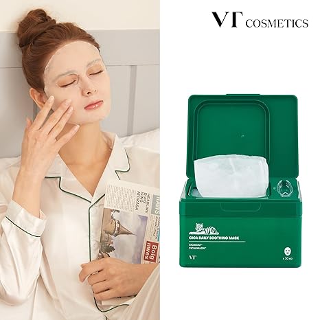 VT CICA X HYALON CICA DAILY SOOTHING MASK 350g x 30ea 브이티 코스메틱 시카 X 히알론 데일리 수딩 마스크 30매입 - Image 7