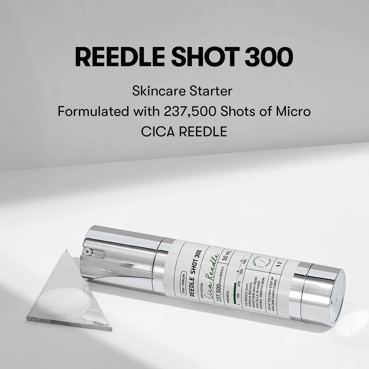 [PACK OF 2] VT CICA X HYALON REEDLE SHOT® 300 Facial Boosting First Ampoule 2ml*6EA VT 리들샷 300 페이셜 부스팅 퍼스트 앰플 2ml*6개입 - Image 4