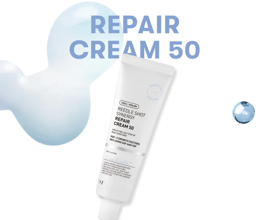 VT Cosmetic Reedle Shot Synergy Repair Cream 50 브이티 코스메틱 리들샷 시너지 리페어 크림 50 - Image 3