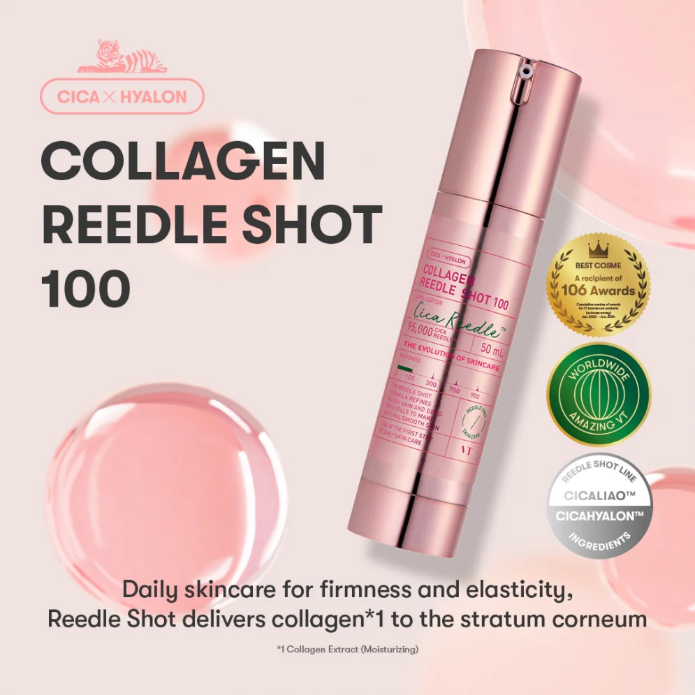 VT Cosmetics Collagen Reedle Shot 100 50ml 브이티 코스메틱 콜라겐 리들샷 100 50ml - Image 3